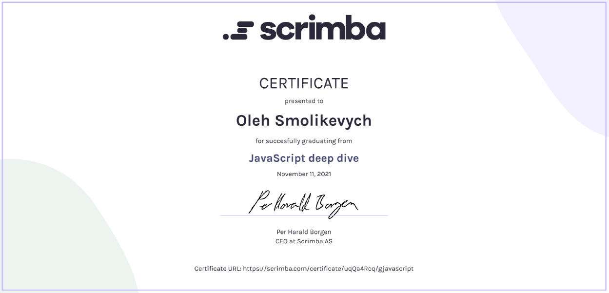 JavaScript Deep Dive